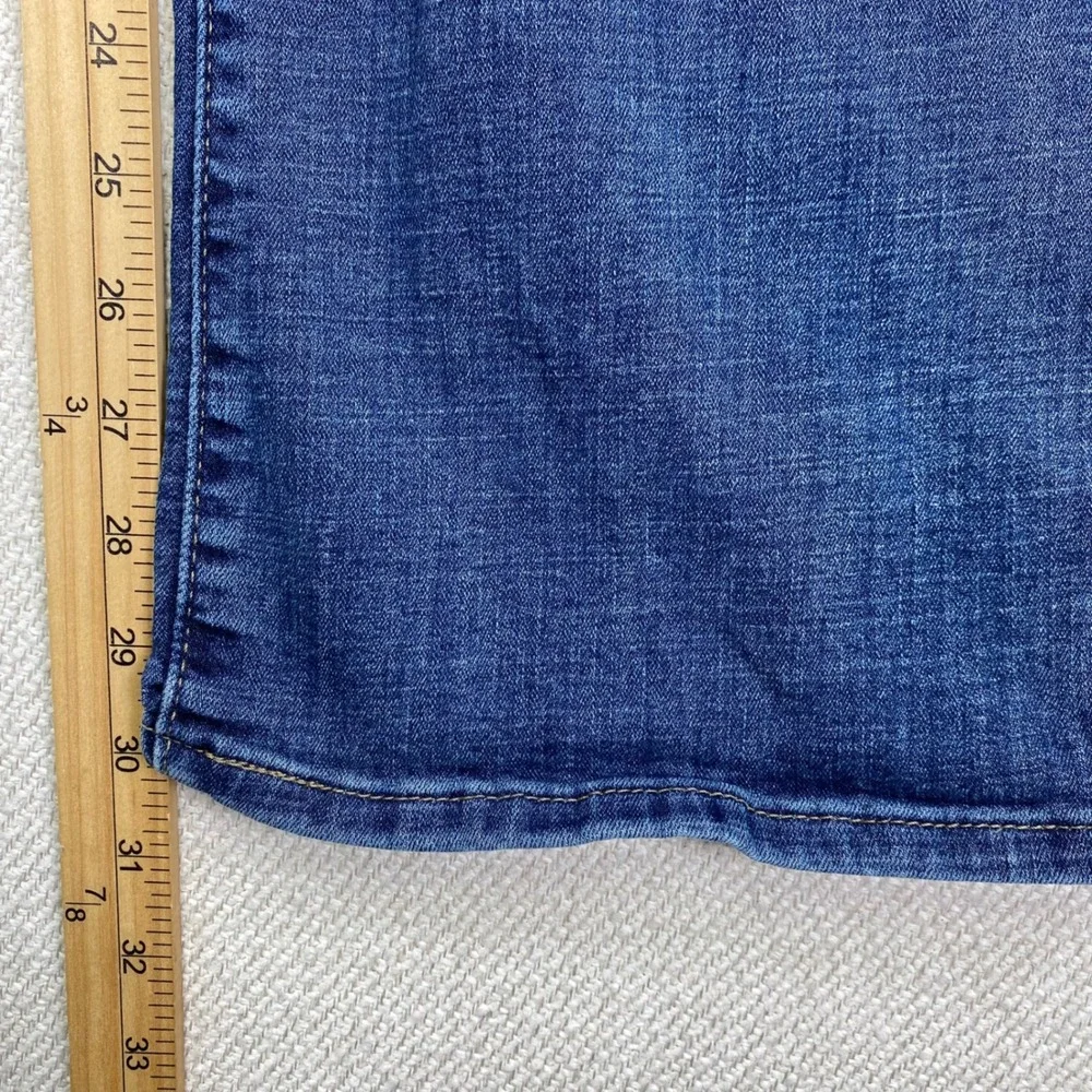 Levi Strauss Classic Bootcut Jeans Women 16S Blue Mid Rise Stretch (33.5x30)